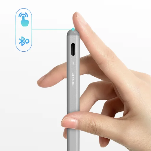 Metapen A8 Active Stylus for iPad USB-C - Gray - 4