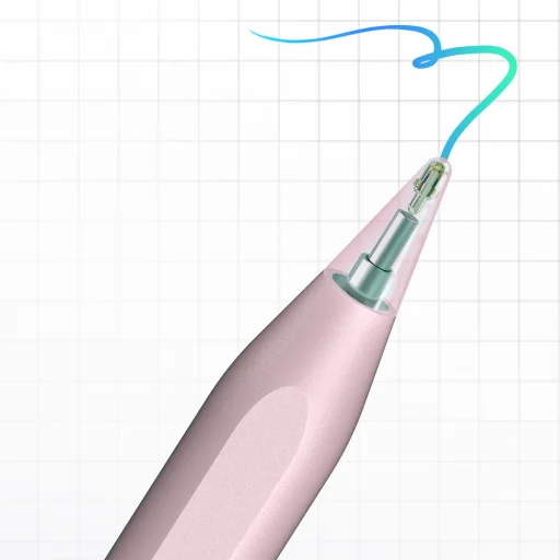 Metapen A8 aktívny USB-C stylus pre iPad – ružový - 3