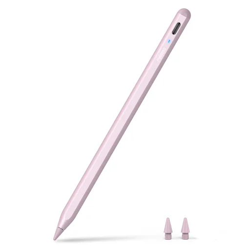 Metapen A8 aktívny USB-C stylus pre iPad – ružový - 1