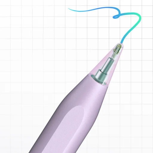 Metapen A8 aktívne dotykové pero pre iPad s USB-C konektorom – fialové - 3