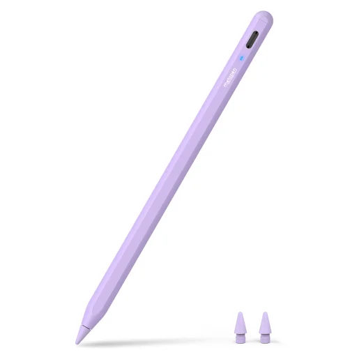 Metapen A8 aktívne dotykové pero pre iPad s USB-C konektorom – fialové - 1