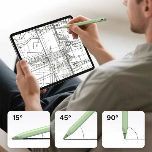 Metapen A8 aktívny stylus pre iPad USB-C – zelený - 5