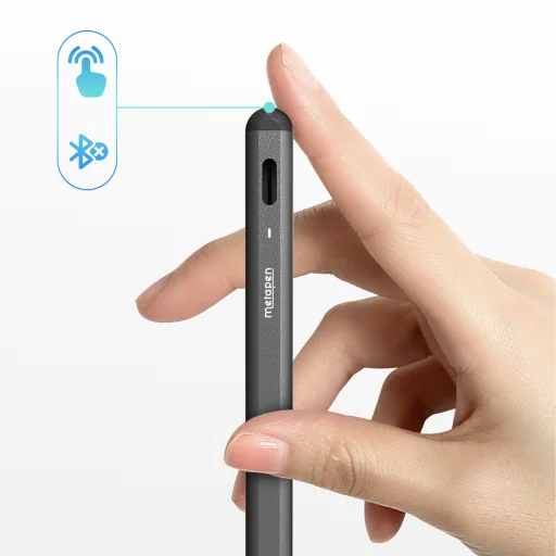 Metapen A8 aktívny stylus pre iPad USB-C čierny - 4