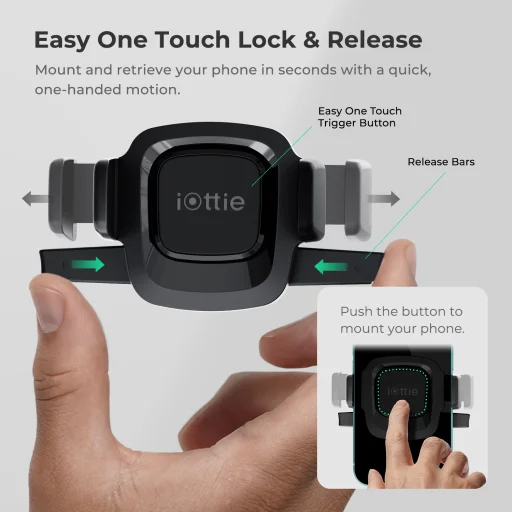 iOttie Easy One Touch Mini Pro držiak na telefón na palubnú dosku a čelné sklo - 2