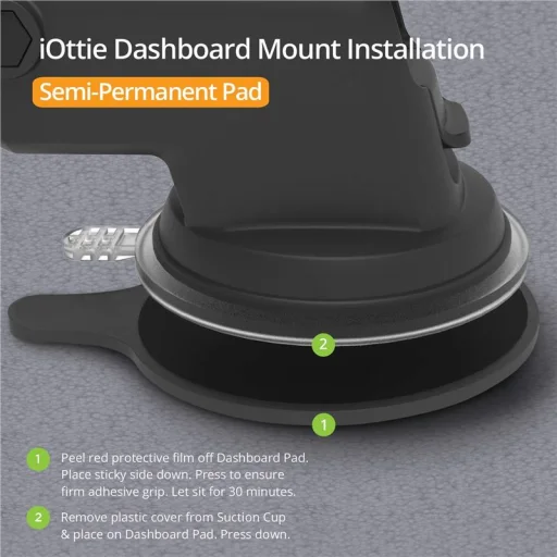iOttie Easy One Touch Wireless Dash Mount bezdrôtový držiak do auta a na stôl - 8
