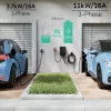 dé 11 kW elektromos autó töltő 7.5m kábellel (APP VERSION) Type-2 thumbnail