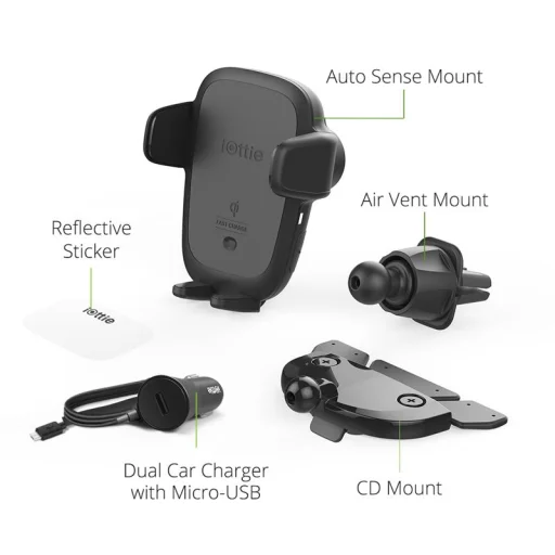 iOttie AutoSense Wireless Vent & CD Slot Mount bezdrôtový držiak do auta - 2