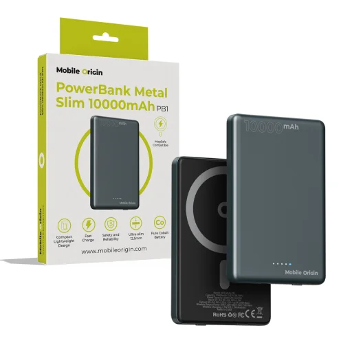 Mobile Origin PowerBank Metal Slim 10000mAh PB1 externá batéria - 1