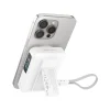 Mobile Origin PB19 10000 mAh Qi2 semi-solid powerbank s TFT displejom, integrovaným USB-C káblom, biely thumbnail