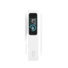 Mobile Origin PB19 10000 mAh Qi2 fél-szilárd powerbank TFT kijelzővel, beépített USB-C kábellel, fehér thumbnail
