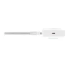 Mobile Origin PB19 10000 mAh Qi2 fél-szilárd powerbank TFT kijelzővel, beépített USB-C kábellel, fehér thumbnail