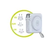 Mobile Origin PowerBank & Travel Charger 10000 mAh, MagSafe/AW/iPhone kompatibilis, fehér thumbnail
