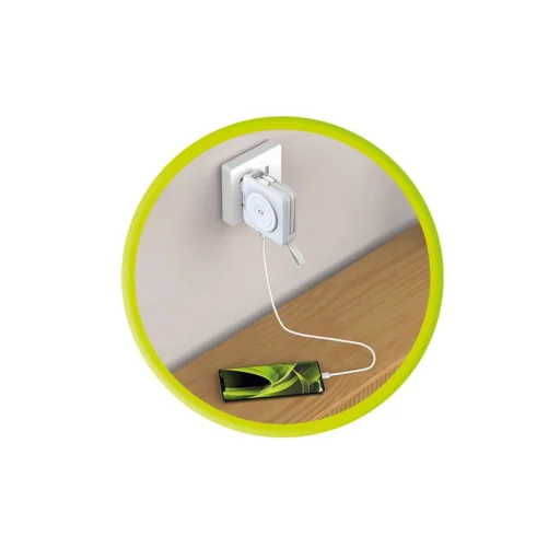 Mobile Origin PowerBank & cestovná nabíjačka 10000 mAh, kompatibilná s MagSafe/AW/iPhone, biela - 13