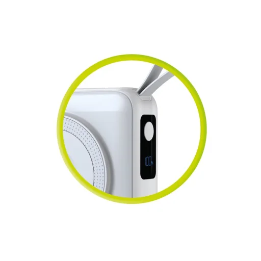 Mobile Origin PowerBank & cestovná nabíjačka 10000 mAh, kompatibilná s MagSafe/AW/iPhone, biela - 14