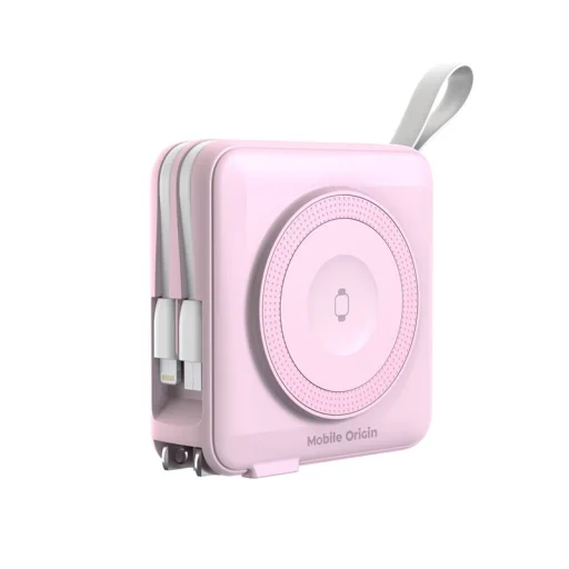 Mobile Origin PowerBank & Travel Charger 10000 mAh, pink - 7