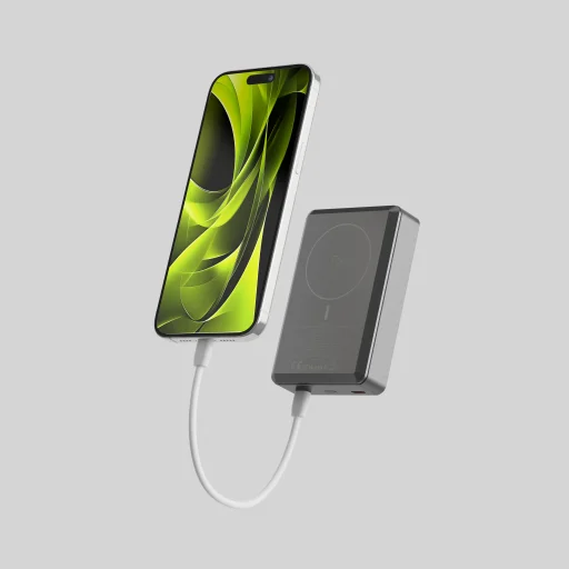 Mobile Origin PB14 30W PD 20000mAh 3 az 1-ben alumínium PowerBank MagSafe kompatibilis - 8