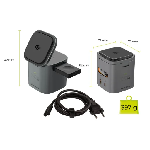 Mobile Origin PW37 6 v 1 skladacia nabíjačka, 100W Qi2 25W, kompatibilná s MagSafe - 14