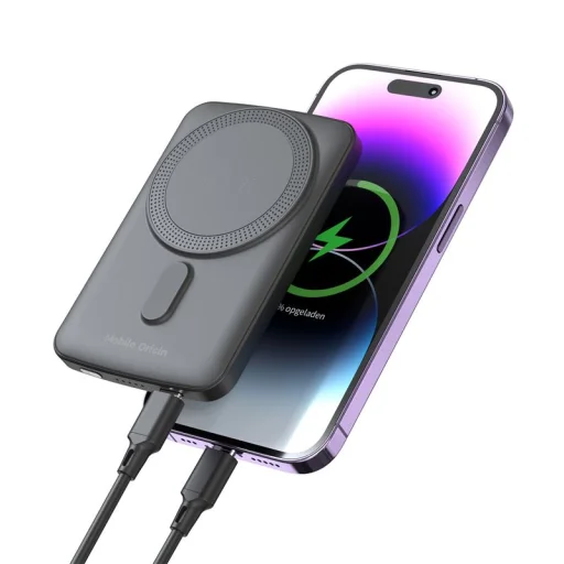 Mobile Origin Wireless Magnetic PowerBank 5000mAh PB10 mágneses vezeték nélküli külső akkumulátor - 12