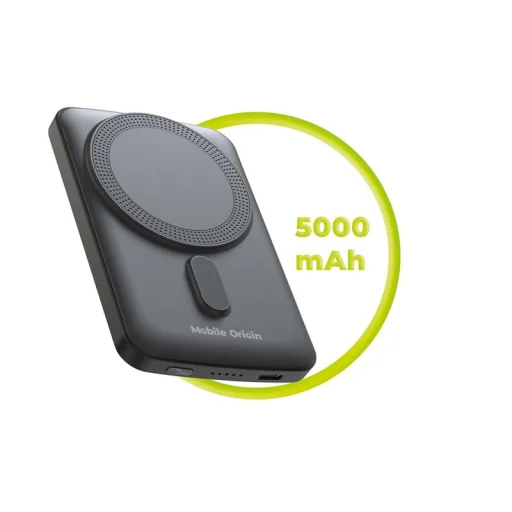 Mobile Origin Wireless Magnetic PowerBank 5000mAh PB10 mágneses vezeték nélküli külső akkumulátor - 14