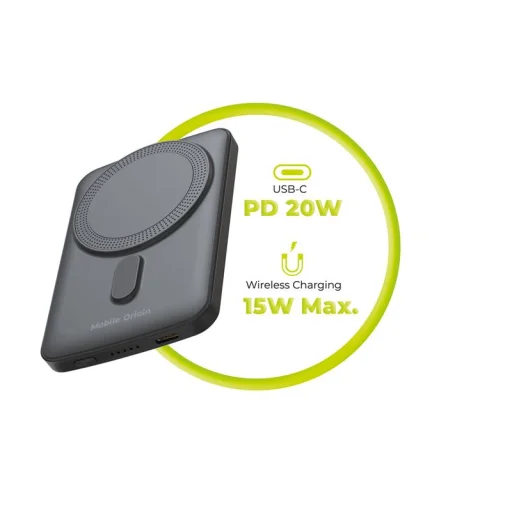 Mobile Origin Wireless Magnetic PowerBank 5000mAh PB10 magnetická bezdrôtová externá batéria - 2