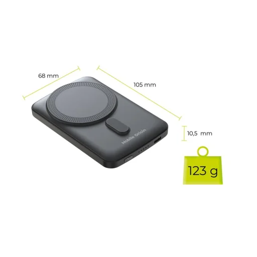 Mobile Origin Wireless Magnetic PowerBank 5000mAh PB10 magnetická bezdrôtová externá batéria - 4
