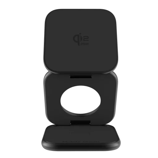 Mobile Origin PW36 3 v 1 Qi2 25W skladacia nabíjačka, matná čierna - 3
