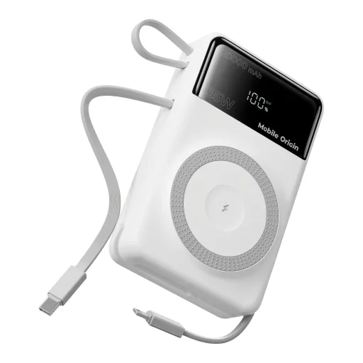 Mobile Origin PB15 20000mAh 35W PD PowerBank kijelzővel, MagSafe kompatibilis - 2