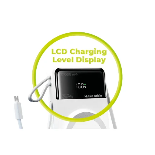Mobile Origin PB15 20000mAh 35W PD PowerBank s displejom, kompatibilná s MagSafe - 8