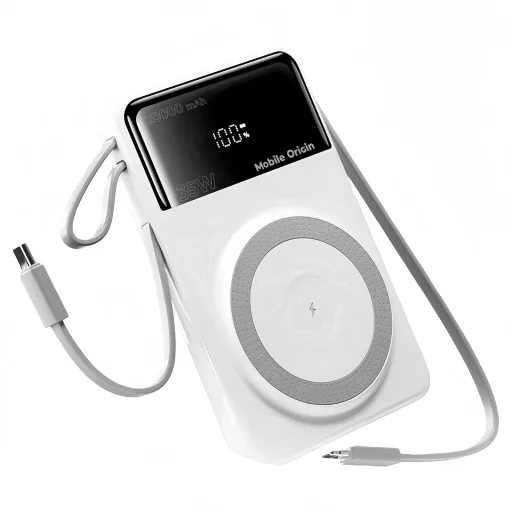 Mobile Origin PB15 20000mAh 35W PD PowerBank kijelzővel, MagSafe kompatibilis - 4