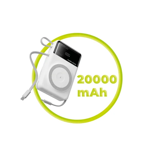 Mobile Origin PB15 20000mAh 35W PD PowerBank kijelzővel, MagSafe kompatibilis - 7