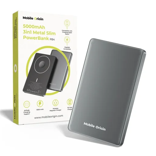 Mobile Origin PB4 5000mAh 3in1 Metal Slim PowerBank - 1