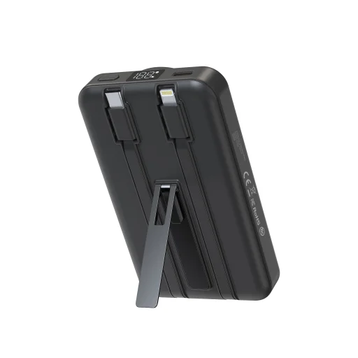 Mobile Origin PB11 vezeték nélküli mágneses PowerBank 10000mAh USB-C és Lightning kábellel - 3