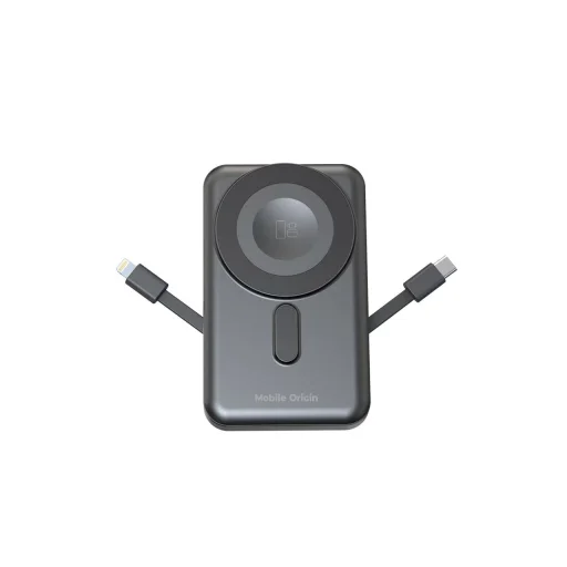 Mobile Origin PB11 vezeték nélküli mágneses PowerBank 10000mAh USB-C és Lightning kábellel - 5
