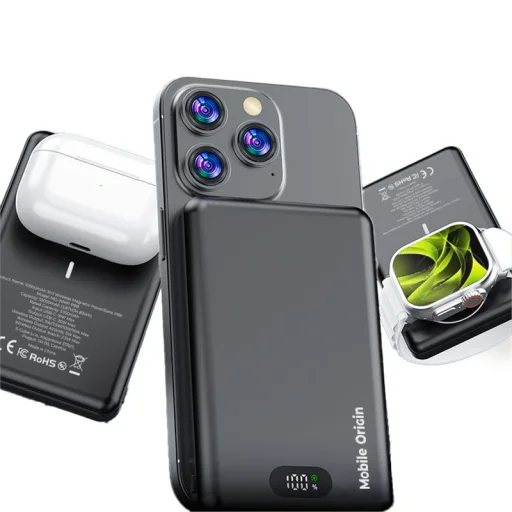 Mobile Origin PB8 10000 mAh 3 az 1-ben vezeték nélküli mágneses powerbank - 12