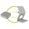 Mobile Origin PW36 3in1 Qi2 25W skladacia nabíjačka kompatibilná s MagSafe strieborná thumbnail