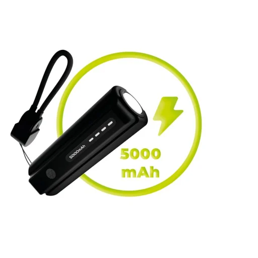 Mobile Origin PB7 5000mAh kompaktná powerbanka s LED baterkou a USB-C káblom - 3