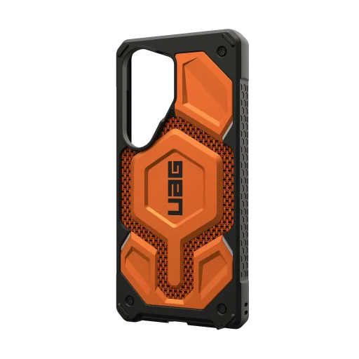 Samsung Galaxy S26 Ultra vypálená oranžová UAG Monarch Pro Kevlar MagSafe puzdro - 13
