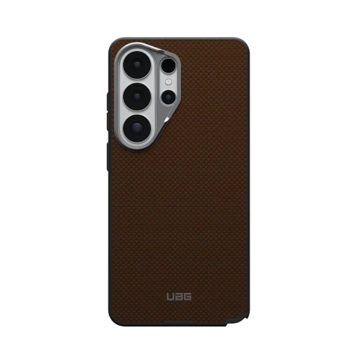 Samsung Galaxy S26 Ultra oranžové/karbónovo sivé puzdro UAG Fibr Armr - 4