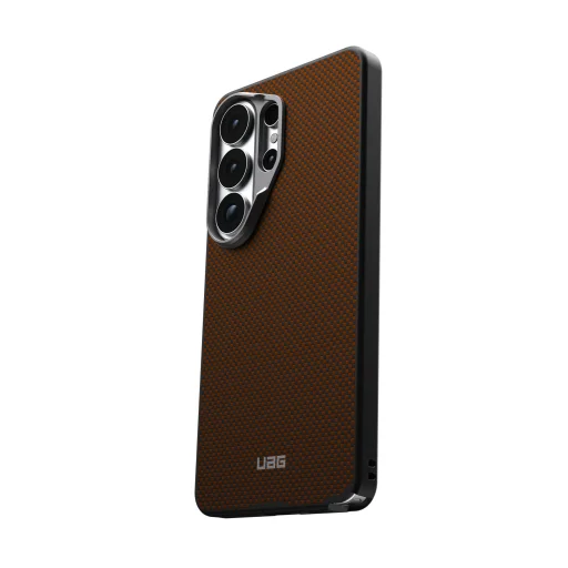 Samsung Galaxy S26 Ultra oranžové/karbónovo sivé puzdro UAG Fibr Armr - 11