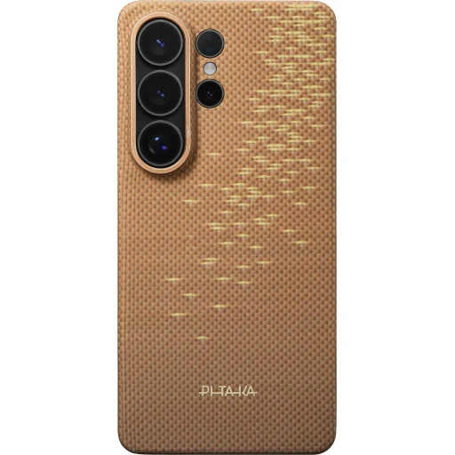 Kryt Samsung Galaxy S26 Ultra Pitaka Edge Case Golden Glint (Aaron Button) - 2
