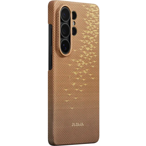  Samsung Galaxy S26 Ultra Pitaka Edge Case Golden Glint (Aaron Button) tok - 1