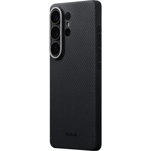  Samsung Galaxy S26 Ultra fekete/szürke twill Pitaka Edge tok (Aaron Button) - 3