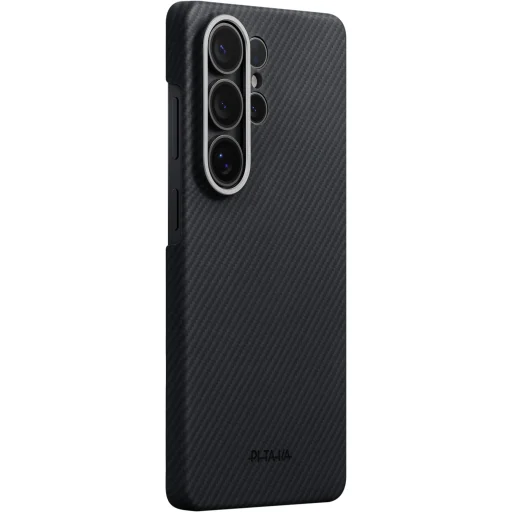  Samsung Galaxy S26 Ultra fekete/szürke twill Pitaka Edge tok (Aaron Button) - 1