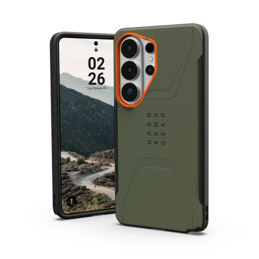 Samsung Galaxy S26 Ultra UAG Civilian Olive Drab/Orange tok - 1