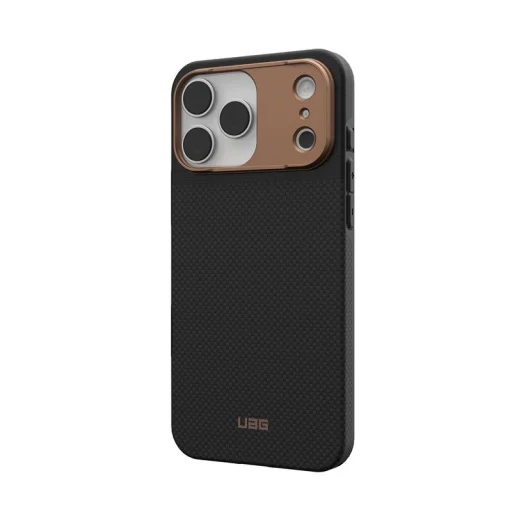 UAG Fibr Armr Kevlar graphite/bronze puzdro pre iPhone 17 Pro Max - 8
