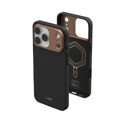 UAG Fibr Armr Kevlar graphite/bronze puzdro pre iPhone 17 Pro Max - 10