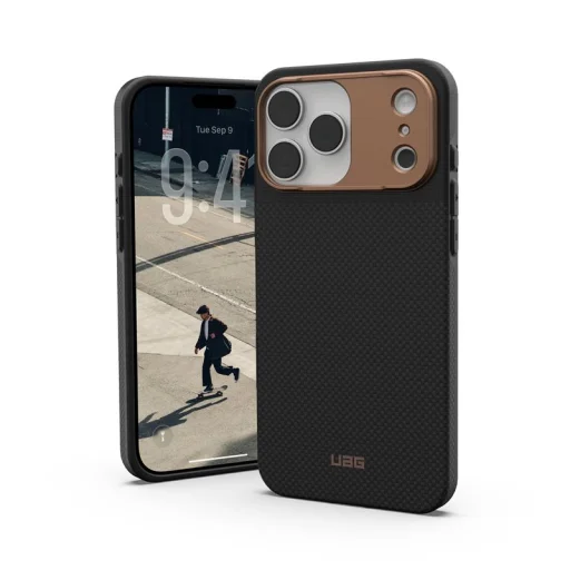 UAG Fibr Armr Kevlar graphite/bronze tok iPhone 17 Pro Max készülékhez - 1