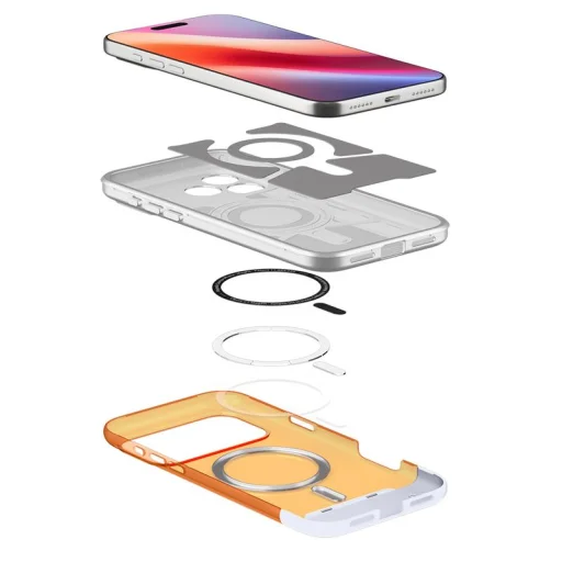 iPhone 17 Pro tangerine Spigen Classic C1 MagSafe tok - 8