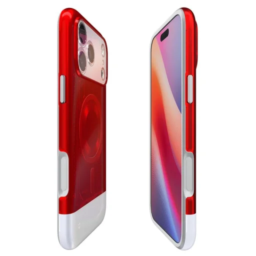 Spigen Classic C1 MagSafe tok, ruby – iPhone 17 Pro - 6