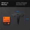 Spigen Tesla Front Emblem Logo Full Cover fekete – Tesla Model 3 2024 thumbnail